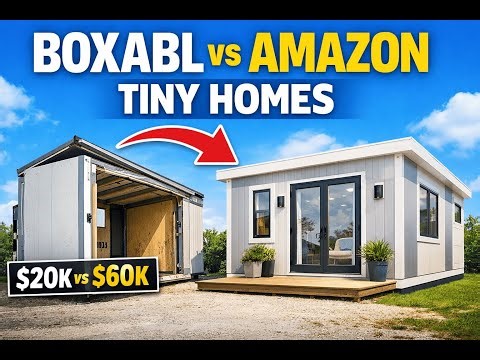 Boxabl vs Amazon Foldable Homes: $20K vs $60K – Which Is Actually Better?