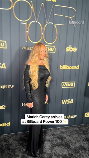 @Mariah Carey walks the carpet at the Billboard Power 100 party, which honors the most accomplished and notable executives in the music industry, ahead of the 2026 #Grammys 💯 #mariahcarey #lambily #billboard