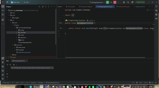 3-Tier Banking App with Spring Boot, Security, and MySQL | MD AYAN KHAN posted on the topic | LinkedIn