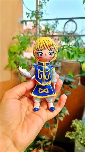 Kurapika Clay Art Tutorial ✨ Hunter x Hunter DIY #shortsfeed #anime