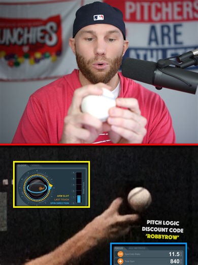 Making your Fastball Move ⚾️💨 @pitchlogic 📈 #robbyrow #pitchingcoach