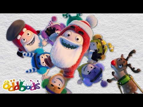 Fuse's Santa Training! 🎅 | Oddbods Full Episode | Funny Cartoons for Kids