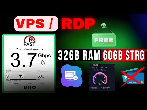 How to Create a FREE RDP/VPS with 32GB RAM (2025)