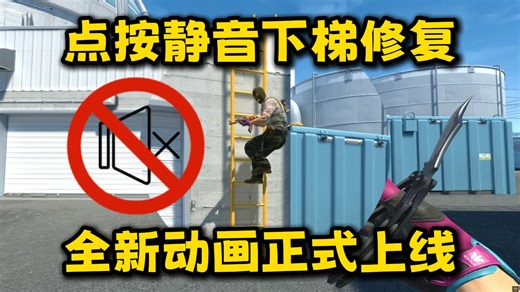 CS2全新动画系统正式上线、点按静音上下梯成为历史！【CS2更新】