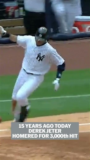 15 years ago today: Derek Jeter made history!