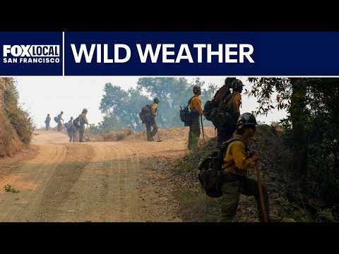 Thunderstorms strike Big Sur: Firefighters forced to stand down