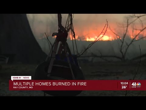 ‘Multiple structures on fire’ in Sunshine Lake area in Ray County