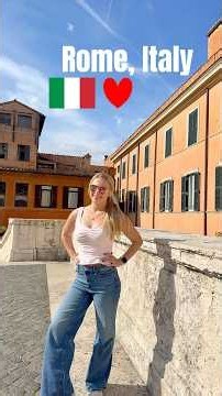 Spend the day with me in ROME, ITALY! 🇮🇹 ♥️ #flightattendant #jettingjulia #rome