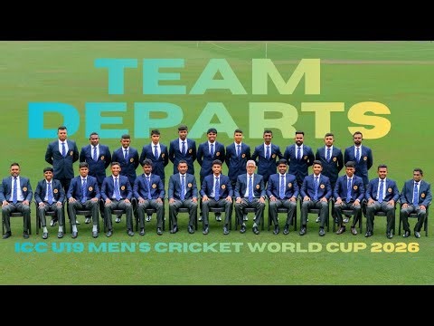 Sri Lanka U19 Team Departure for the ICC U19 Men's Cricket World Cup 2026