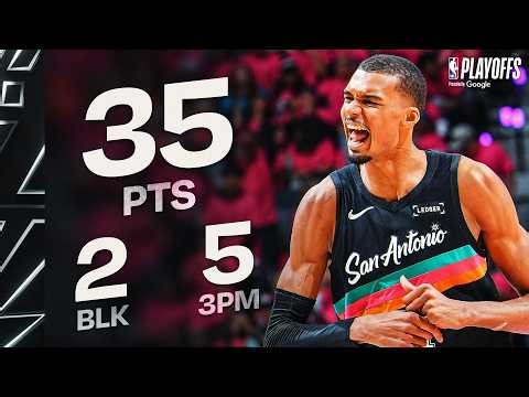 Wemby's RECORD BREAKING 35-PT Postseason Debut | April 19, 2026