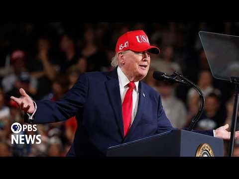 WATCH: Trump heads to rally in Kansas as Republican voters' frustrations deepen