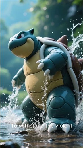 BLASTOISE: The Living Tank! 🐢🛡️ #ProjectDexEntry