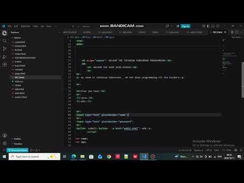 How to create a Website Using HTML css Javascript tutorial #programming#htmlcss