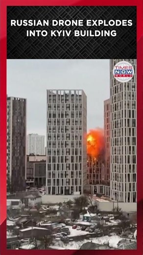 Russia Strikes Ukraine, Kinzhal Missile Crashes into a Building in Kyiv | Times Now World