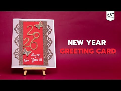 Make a STUNNING New Year Greeting Card in Minutes