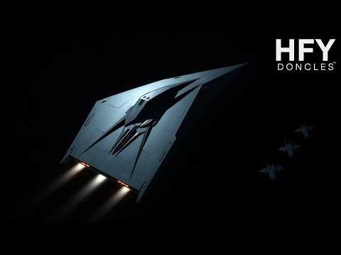 The Alien Fleet's First Encounter with a Human Warship—Regret Followed Quickly HFY Story.