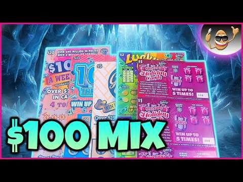 $100 MIX OF FLORIDA SCRATCH OFFS!!
