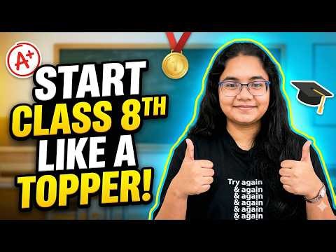 Class 8th Strategy & Timetable 2026-27 | How to Start Class 8 & Score 96%+ 🔥