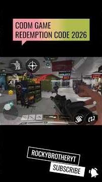 TODAY GET NEW REDEEM CODES FOR CALL OF DUTY MOBILE GAME 2026! CODM FREE REWARDS #codm #shorts #cod