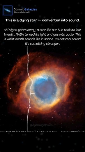 NASA Turned a Dying Star Into Sound — The Helix Nebula Sonification 👁️🔊