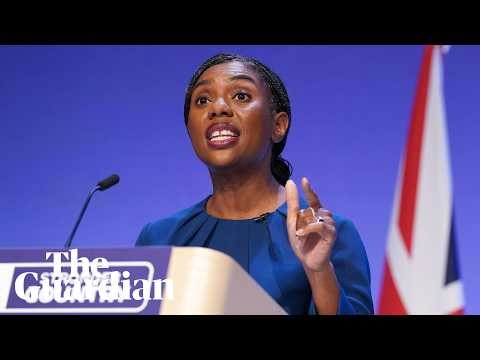 Britain's Conservative Party leader Badenoch gives a speech – watch live