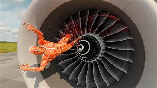 HUMAN BODY vs AIRPLANE ENGINE 2026 simulation | Elpidio F.G. Perucho