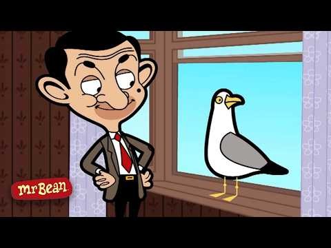 Mr Bean Meets A Greedy Seagull 🐦 | Mr Bean Animated Season 2 | Funny Clips | Mr Bean