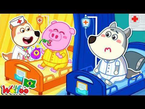 NOVO: 💖💰 Rica vs Pobre! Lucy Só Ajuda os Pacientes Pobres?| Wolfoo em Português