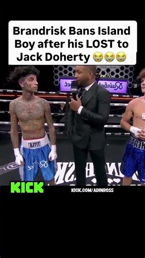 Island Boy Got BANNED After Losing To Jack Doherty😂 #trending #clips #shorts
