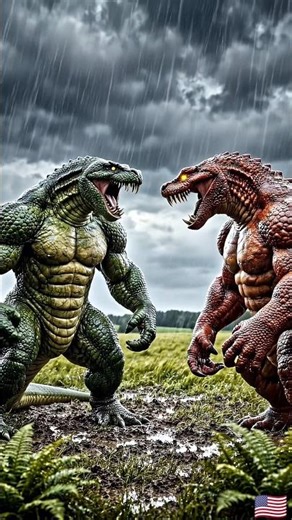 🐍 Red Anaconda vs Green Anaconda Fight in USA Field 🇺🇸 | Epic Monster Battle 😱🔥#usa