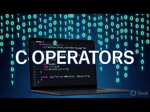 C Programming Operators Explained | Arithmetic Relational Logical | Lecture 5