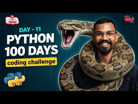 Day 11 – 100 Days of Python Challenge | Starting My Coding Journey #Python #100DaysOfCode