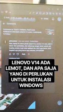 LENOVO V14-ADA RUNNING SLOW, AND WHAT YOU NEED TO INSTALL WINDOWS