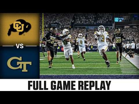 Colorado vs. Georgia Tech Full Game Replay | 2026 ACC Football