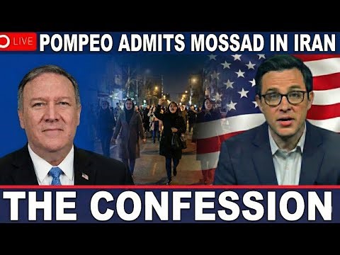 POMPEO ADMITS IT: Happy New Year to MOSSAD AGENTS Walking With Iranian Protesters