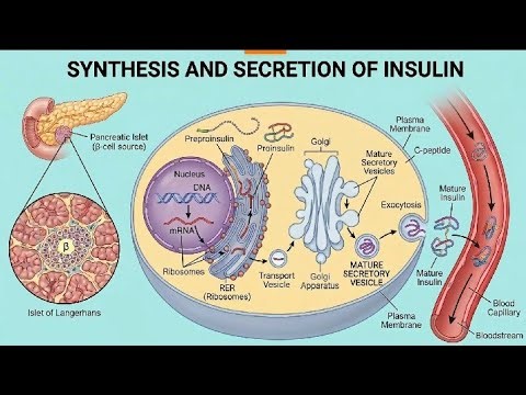 Insulin Synthesis & Secretion (Part 1) | Transcription of INS Gene (DNA → mRNA)