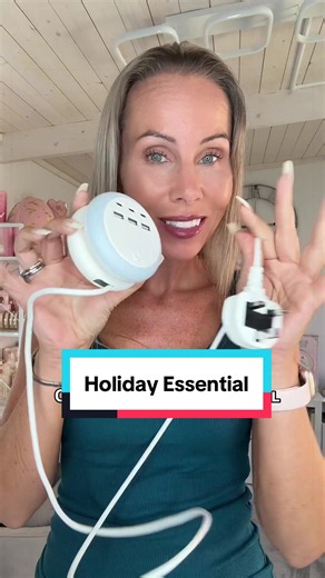 On sale & Flying out ⬆️ travel plug with usb & usbc it doubles up as a nightlight - 1.2 metres grab yours now I’ve linked it #holidays #travel #TikTokMadeMeBuyIt @VINISEM.UK