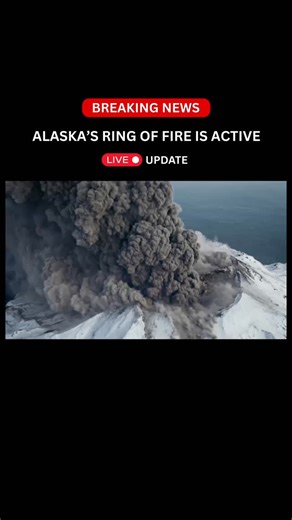🚨Alaska’s Ring of Fire is active The Alaska Volcano Observatory currently has three volcanoes on alert at the same time, all sitting on the Aleutian arc. First, Great Sitkin Volcano. Lava has been slowly erupting inside its summit crater since 2021, filling most of the crater with a thick flow. As of January 17, 2026, AVO lists Great Sitkin at WATCH with an ORANGE aviation color code. That means the eruption is still ongoing and ash is possible if activity changes, even though seismicity is low