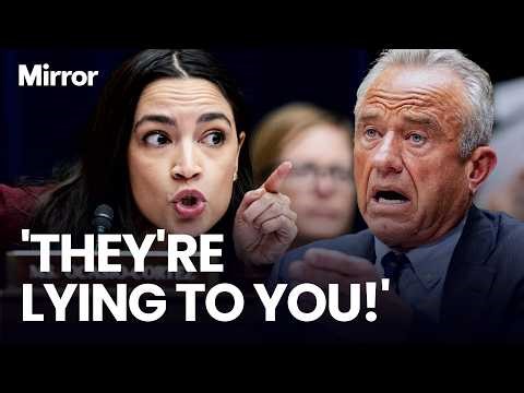 ‘$13 BILLION TO INSURERS?!’ | AOC GRILLS RFK over US healthcare profiteering in HEATED exchange