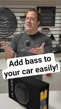 Add bass to your car audio system! JL Audio MicroSub+