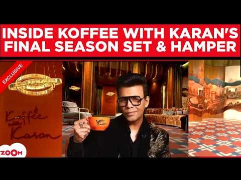 Koffee With Karan Season 9 FULL Set Tour | Iconic Couch and Wall of Fame