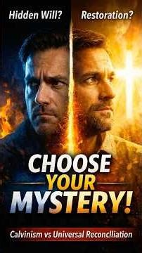 Calvinism and God's ULTIMATE Plan: Choose Your Mystery?
