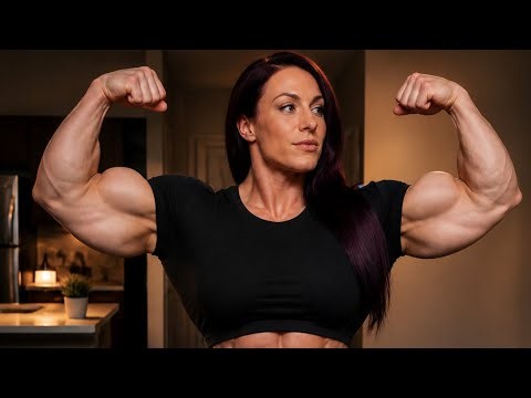 FEMALE BODYBUILDER , CROSSFIT ATHLETE , STRONG WOMAN - SILVIA IS ALL IN ONE