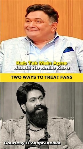 Rishi Kapoor vs Yash: Two Completely Different Ways to Treat Fans 😱🔥| Aap Ki Adalat #shorts #viral