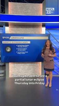 Partial lunar eclipse could be seen across Savannah area this week