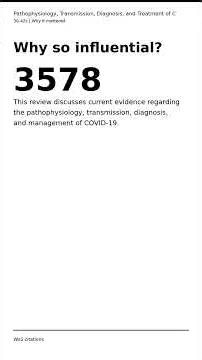 Pathophysiology, Transmission, Diagnosis, and Treatment of Coronavirus Disease | High-impact medical