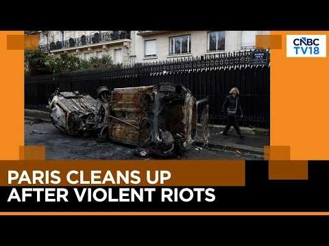 Paris Cleans Up After Weekend Of Protests & Riots | France News | N18G