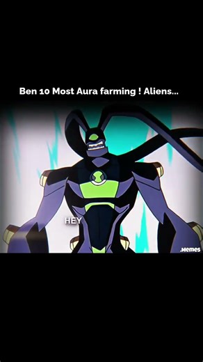Which alien had the craziest aura? #ben10 #auramoments #cartoonshorts
