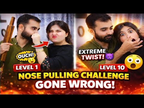 NOSE PULLING CHALLENGE 👃🏻 TWIST KI WAJHA SY DONO MAY HOI FIGHT😂 | FUNNY CHALLENGE VEDIO
