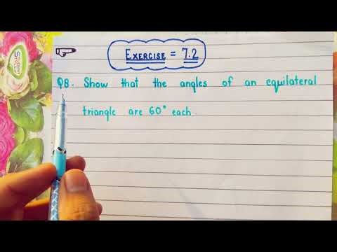 Ex - 7.2 q 8 | Exercise 7.2 | Class 9 Math | Chapter 7 | Triangles | Ncert solution | Cbse